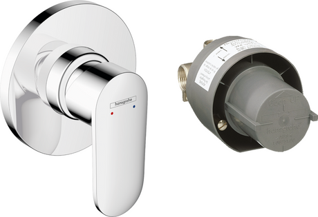 Hansgrohe Vernis Blend Shower Mixer Set For Concealed Installation - Chrome - 71663000
