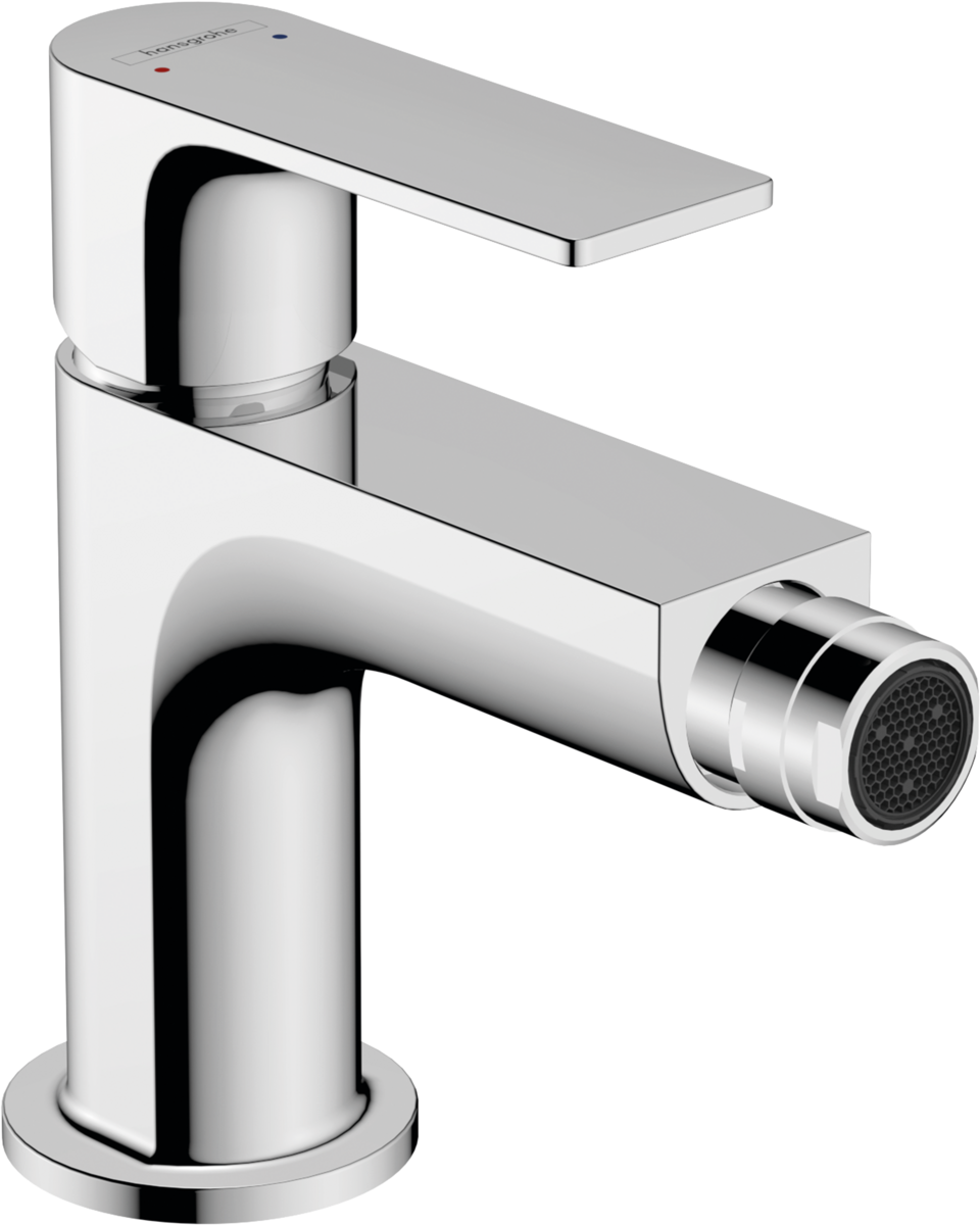 Hansgrohe Rebris E Single Lever Bidet Mixer With Pop-up Waste Set - Chrome - 72211000