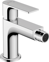 Hansgrohe Rebris E Single Lever Bidet Mixer With Metal Pop-up Waste Set - Chrome - 72213000