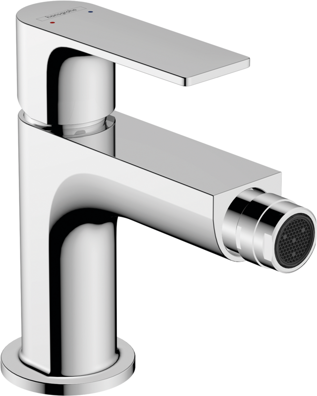 Hansgrohe Rebris E Single Lever Bidet Mixer With Metal Pop-up Waste Set - Chrome - 72213000