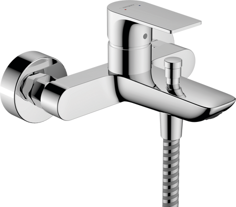 Hansgrohe Rebris E Single Lever Bath Mixer For Exposed Installation - Chrome - 72450000