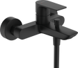 Hansgrohe Rebris E Single Lever Bath Mixer For Exposed Installation - Matt Black - 72450670