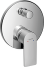 Hansgrohe Rebris E Single Lever Bath Mixer For Concealed Installation With Integrated Security Combination - Chrome -72469000