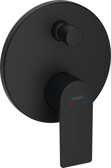 Hansgrohe Rebris E Single Lever Shower Mixer For Exposed Installation - Matt Black - 72468670