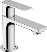 Hansgrohe Rebris E Single Lever Basin Mixer 80 Coolstart Ecosmart+ With Pop-up Waste Set - Chrome - 72587000