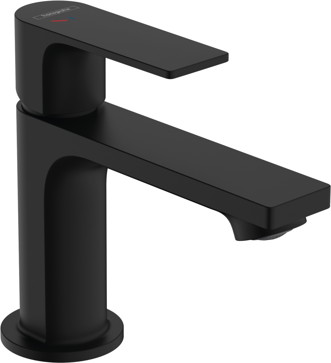 Hansgrohe Rebris E Single Lever Basin Mixer 80 Coolstart With Pop-up Waste Set - Matt Black - 72553670