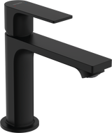 Hansgrohe Rebris E Single Lever Basin Mixer 110 With Pop-up Waste Set - Matt Black -72557670