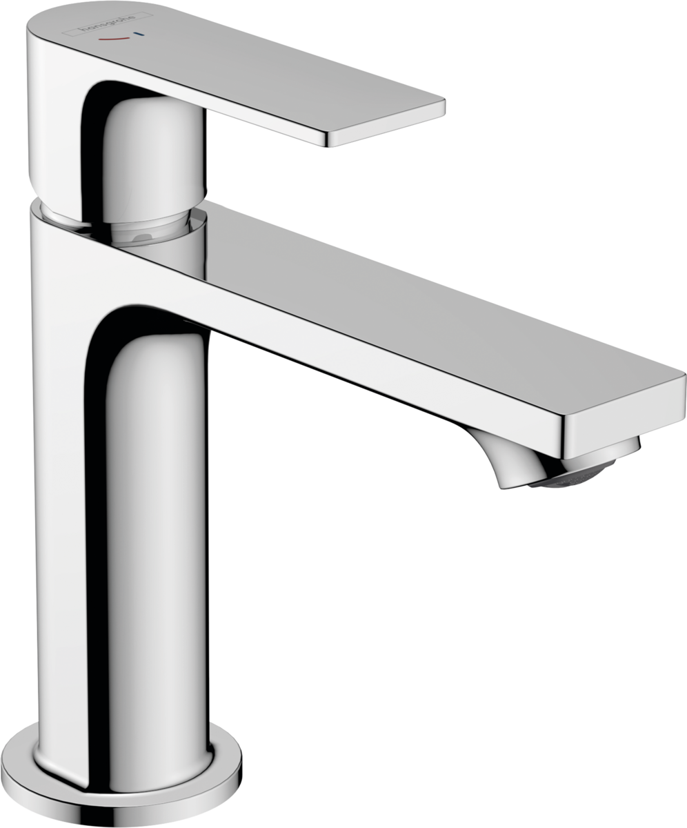 Hansgrohe Rebris E Single Lever Basin Mixer 110 Coolstart Ecosmart+ With Pop-up Waste Set - Chrome - 72589000