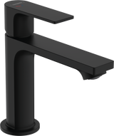 Hansgrohe Rebris E Single Lever Basin Mixer 110 Coolstart Ecosmart+ With Pop-up Waste Set - Matt Black - 72589670