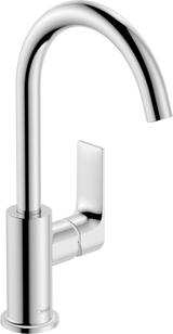Hansgrohe Rebris E Single Lever Basin Mixer 210 With Swivel Spout And Pop-up Waste Set - Chrome - 72576000