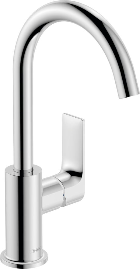 Hansgrohe Rebris E Single Lever Basin Mixer 210 With Swivel Spout And Pop-up Waste Set - Chrome - 72576000