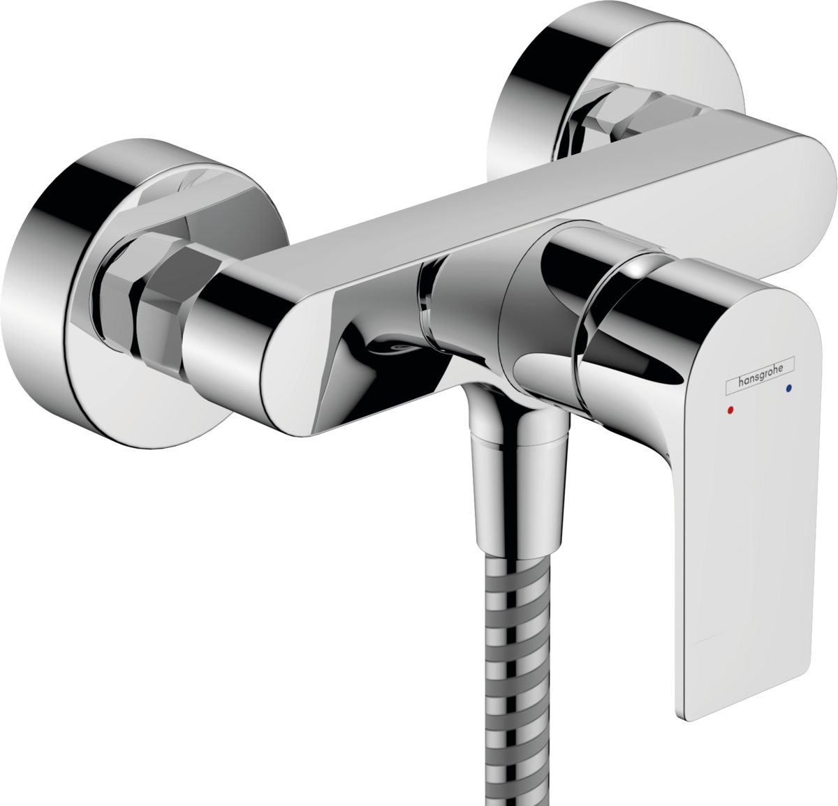 Hansgrohe Rebris E Single Lever Shower Mixer For Exposed Installation - Chrome - 72650000
