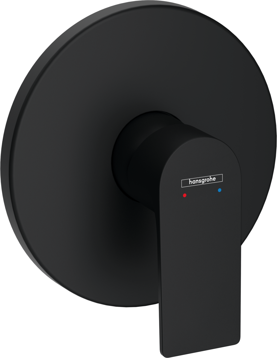 Hansgrohe Rebris E Single Lever Shower Mixer For Concealed Installation For Ibox Universal - Matt Black - 72668670