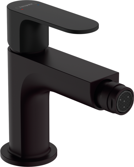 Hansgrohe Rebris S Single Lever Bidet Mixer With Pop-up Waste Set - Matt Black - 72210670