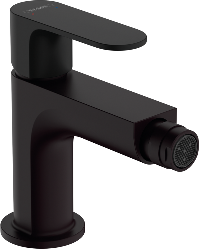 Hansgrohe Rebris S Single Lever Bidet Mixer With Pop-up Waste Set - Matt Black - 72210670