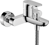 Hansgrohe Rebris S Single Lever Bath Mixer For Exposed Installation With 2 Flow Rates - Chrome -72443000