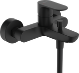 Hansgrohe Rebris S Single Lever Bath Mixer For Exposed Installation With 2 Flow Rates - Matt Black -72443670