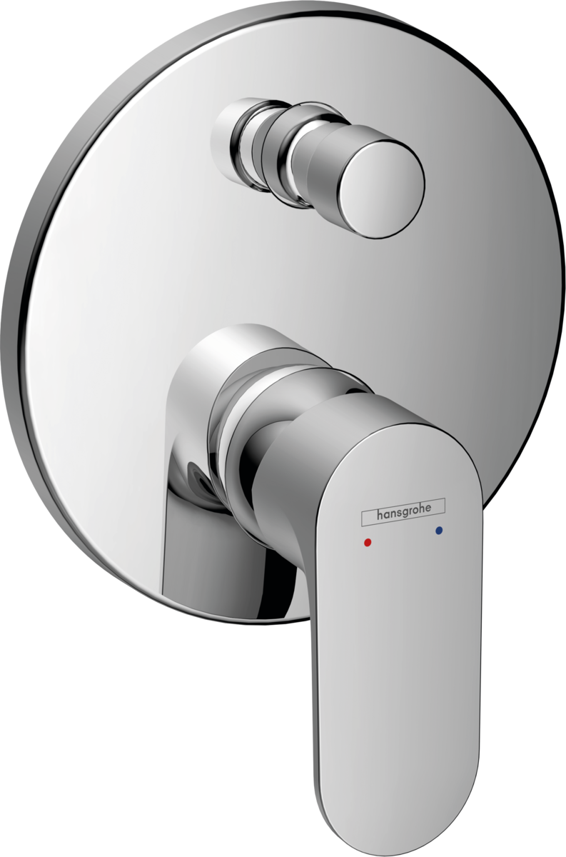 Hansgrohe Rebris S Single Lever Bath Mixer For Concealed Installation For Ibox Universal - Chrome - 72466000