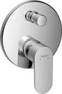 Hansgrohe Rebris S Single Lever Bath Mixer For Concealed Installation For Ibox Universal - Chrome - 72466000