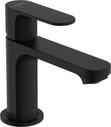 Hansgrohe Rebris S Single Lever Basin Mixer 80 Coolstart With Pop-up Waste Set - Matt Black - 72513670