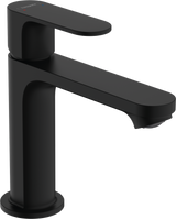 Hansgrohe Rebris S Single Lever Basin Mixer 110 With Pop-up Waste Set - Matt Black - 72517670