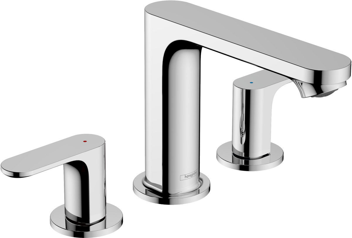 Hansgrohe Rebris S 3-hole Basin Mixer 110 With Pop-up Waste Set - Chrome - 72530000