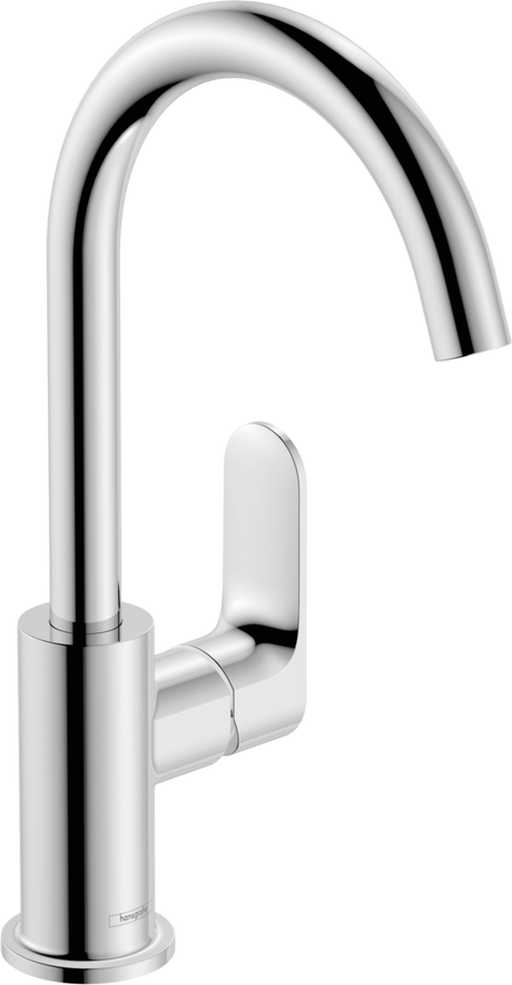 Hansgrohe Rebris S Single Lever Basin Mixer 210 With Swivel Spout And Pop-up Waste Set - Chrome -  72536000
