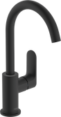 Hansgrohe Rebris S Single Lever Basin Mixer 210 With Swivel Spout And Pop-up Waste Set - Matt Black - 72536670