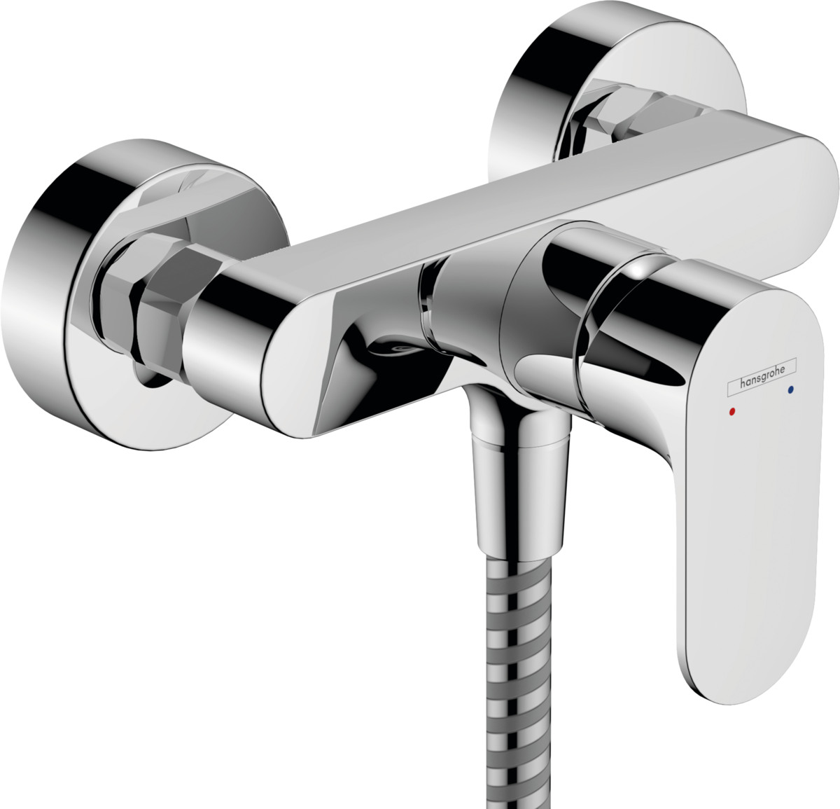 Hansgrohe Rebris S Single Lever Shower Mixer For Exposed Installation With 2 Flow Rates - Chrome - 72643000
