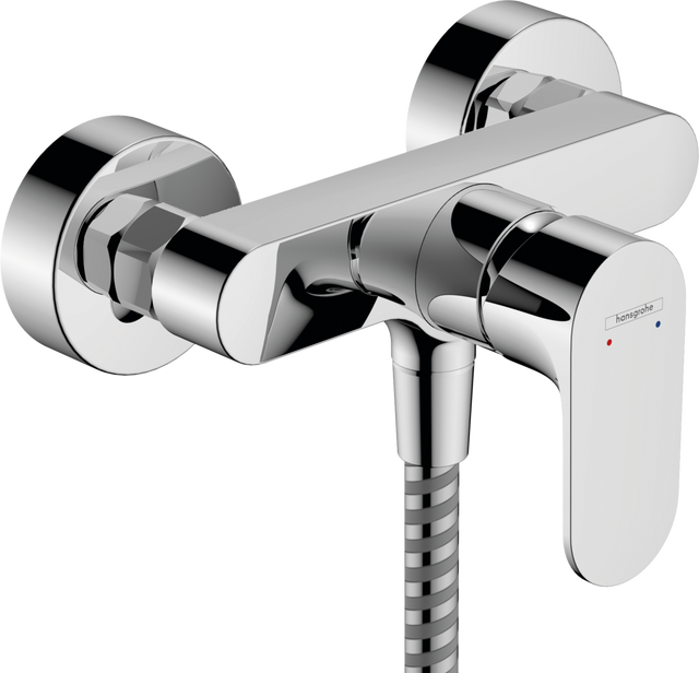 Hansgrohe Rebris S Single Lever Shower Mixer For Exposed Installation With 2 Flow Rates - Chrome - 72643000