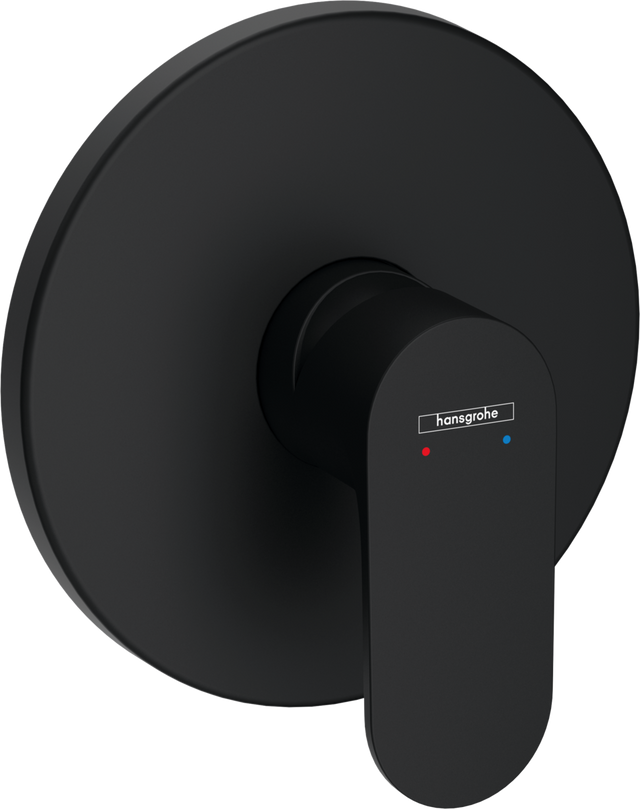 Hansgrohe Rebris S Single Lever Shower Mixer For Concealed Installation For Ibox Universal - Matt Black - 72667670