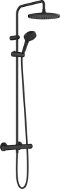 Hansgrohe Vernis Blend Showerpipe 240 1jet Ecosmart With Thermostat - Matt Black - 26428670