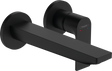 Hansgrohe Rebris E Single Lever Basin Mixer For Concealed Installation Wall-mounted With Spout - Matt Black - 72568670
