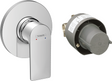 Hansgrohe Rebris E Single Lever Shower Mixer Set For Concealed Installation - Chrome - 72658000