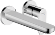 Hansgrohe Rebris S Single Lever Basin Mixer For Concealed Installation Wall-mounted With Spout 200mm - Chrome - 72528000