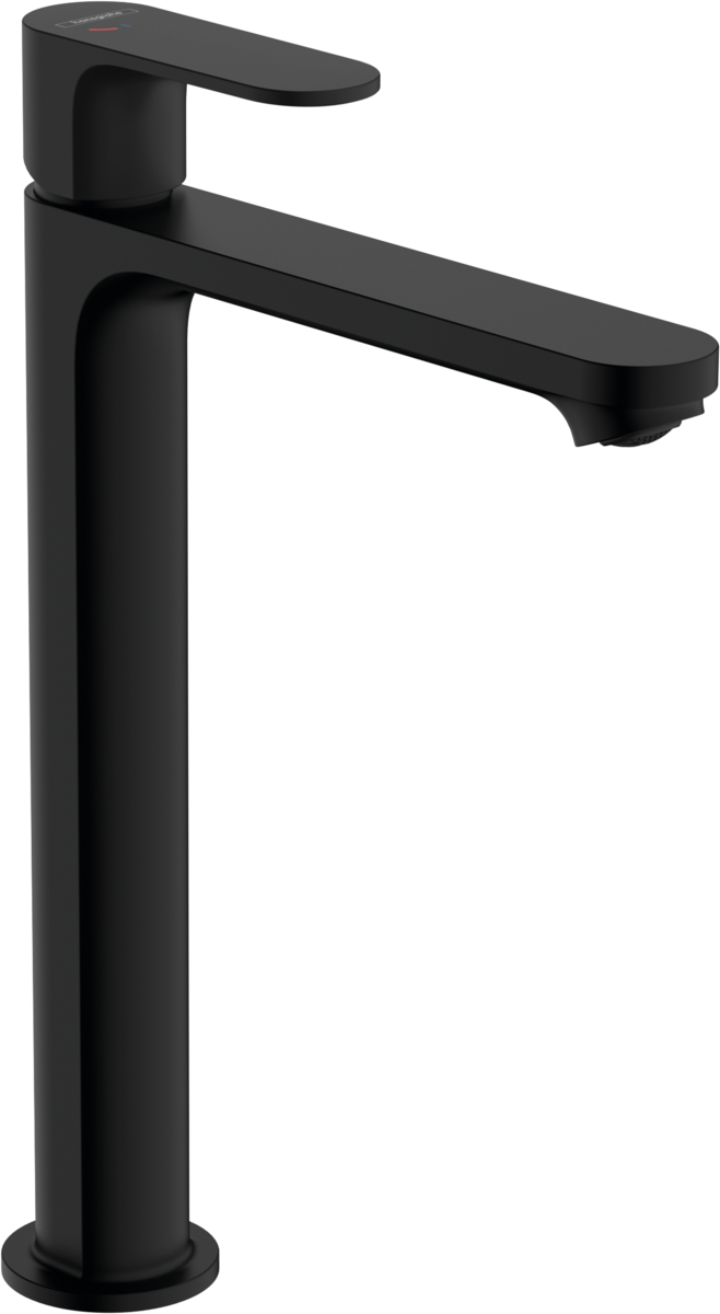 Hansgrohe Rebris S Single Lever Basin Mixer 240 Coolstart Ecosmart+ For Washbowls With Pop-up Waste Set - Matt Black  - 72590670