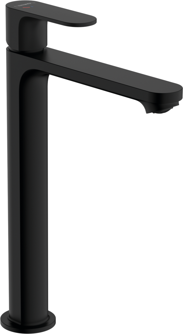 Hansgrohe Rebris S Single Lever Basin Mixer 240 Coolstart Ecosmart+ For Washbowls With Pop-up Waste Set - Matt Black  - 72590670