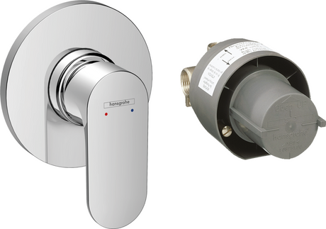 Hansgrohe Rebris S Single Lever Shower Mixer Set For Concealed Installation - Chrome - 72648000