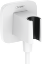 Hansgrohe FixFit Q Wall Outlet With Shower Holder - Matt White - 26887700