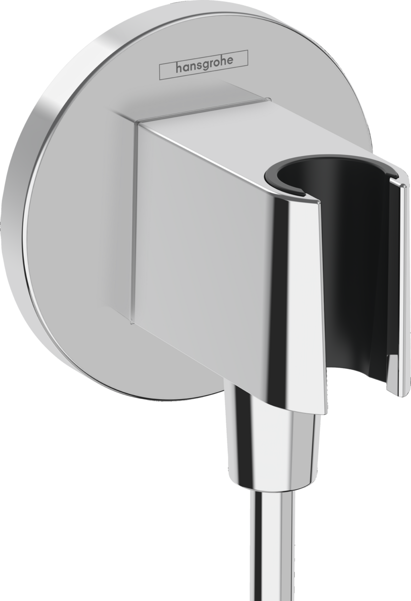 Hansgrohe FixFit S Wall Outlet With Shower Holder - Chrome - 26888000
