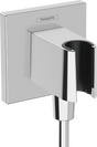 Hansgrohe FixFit E Wall Outlet With Shower Holder - Chrome - 26889000