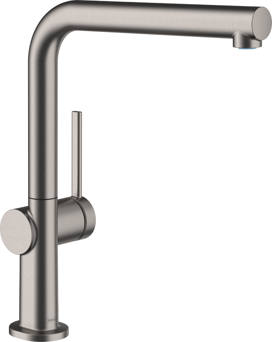 Hansgrohe Talis M54 Single Lever Kitchen Mixer 270 Single Spray Mode - Brushed Black Chrome - 72840340