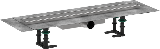 Hansgrohe RainDrain Compact Complete Set Shower Drain 600 Set For Flat Installation - 56162800