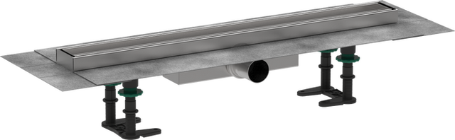 Hansgrohe RainDrain Compact Complete Set Shower Drain 600 Tileable For Flat Installation - 56163000