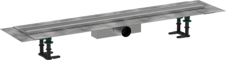 Hansgrohe RainDrain Compact Complete Set Shower Drain 900 For Standard Installation - Brushed Stainless Steel - 56180800