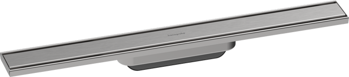 Hansgrohe RainDrain Original Finish Set Shower Drain 600 - Brushed Stainless Steel - 56196800