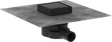 Hansgrohe RainDrain Point Complete Set Point Drain 100/100 Tileable Rear Cover - Matt Black - 56247670 - TAP 'N' SHOWER