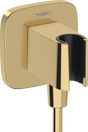 Hansgrohe FixFit Q Wall Outlet With Shower Holder - Polished Gold-Optic - 26887990