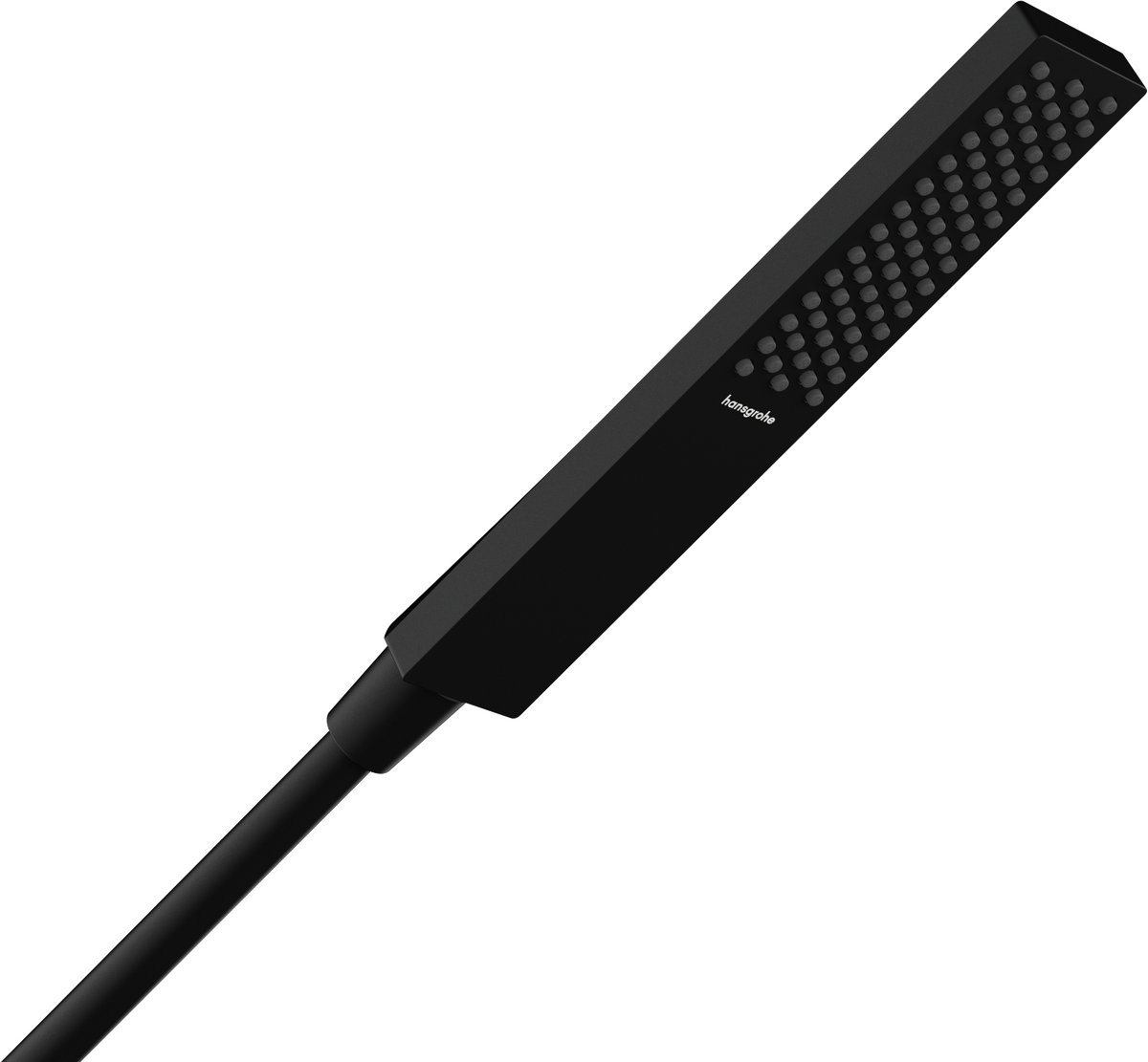 Hansgrohe Pulsify E Baton hand shower 100 1jet EcoSmart+ - Matt Black - 24321670