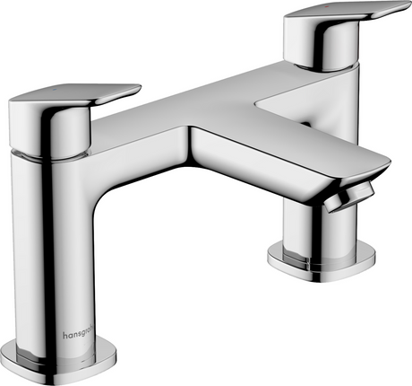 Hansgrohe Logis 2-hole Rim Mounted Bath Mixer - Chrome - 71437000